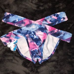 Iheartraves galaxy scrunched booty shorts